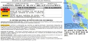 Alerta Naranja 8 junio 2015 11 AM