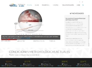 CICESE portal El Niño